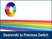 Swarovski to Preciosa Colors reference