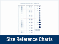 Rhinestones sizes reference chart