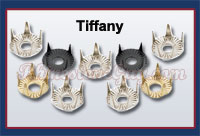 Allstarco Silver Tiffany Settings Brass for Flat Back Rhinestones