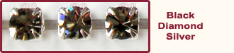 Rhinestone Chain Black Diamond